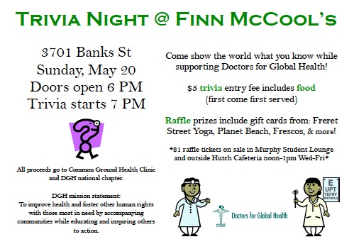 Trivia NIght Fundraiser in New Orleans